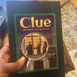 CLUE Parker Brothers Vintage Game Collection Wooden Book Box Retired Complete